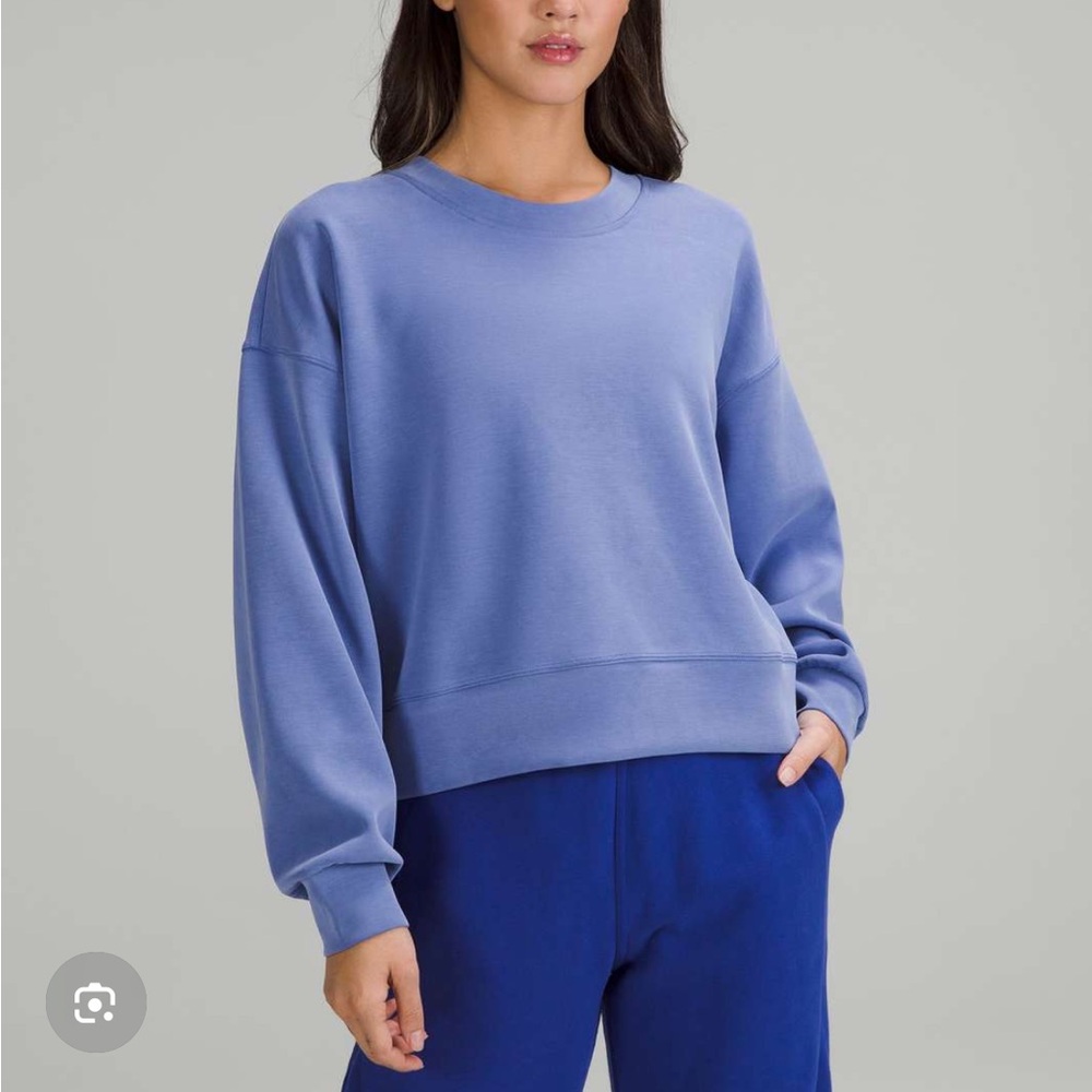 lululemon Classic crew Softstreme Sweatshirt in Water Drop 💧
